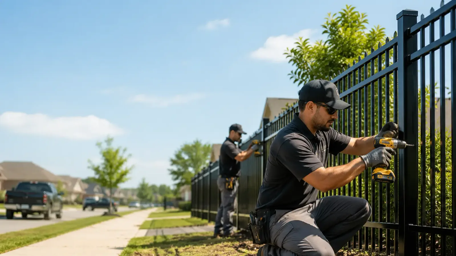 Metal Fence Installation in Long Point, IL